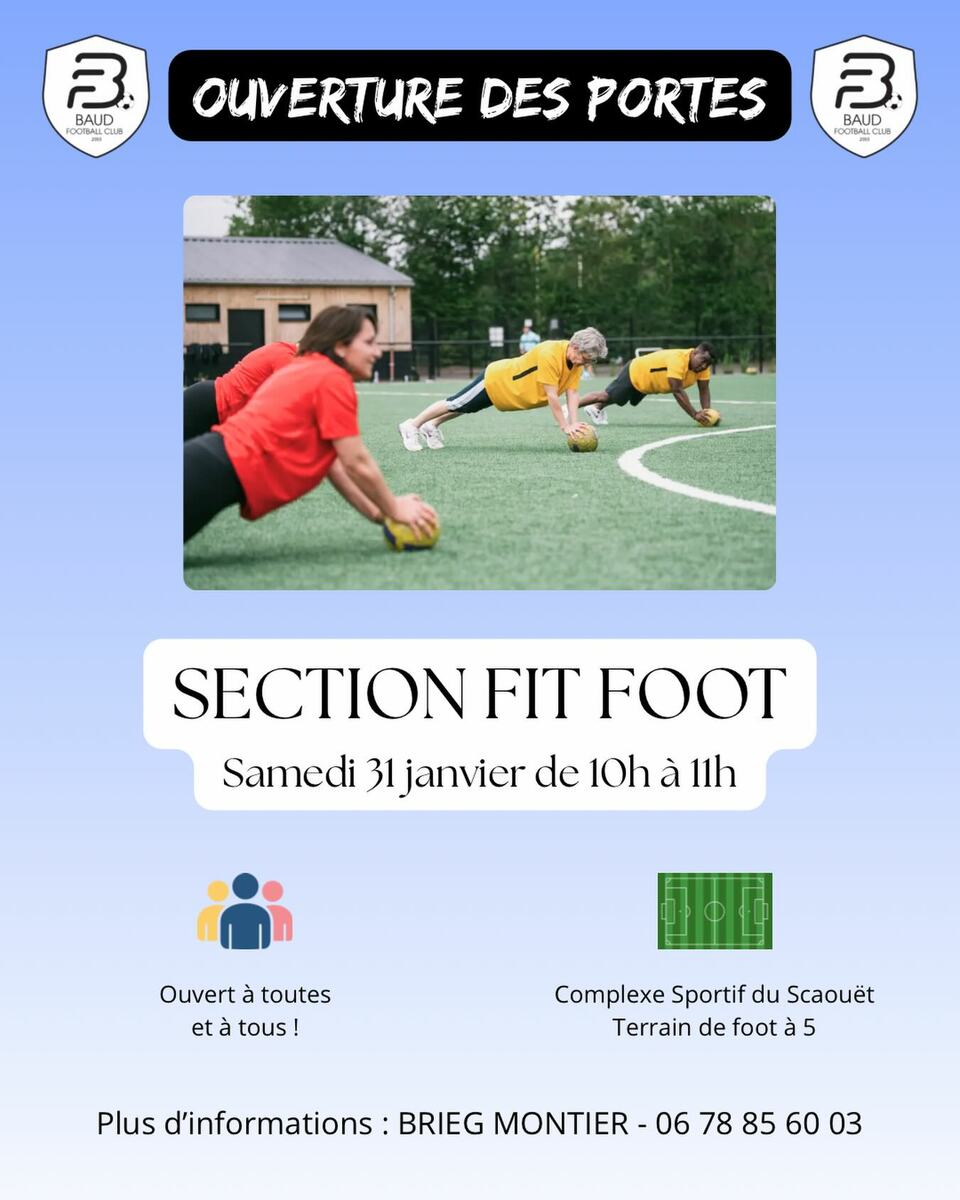 LE BAUD FC OUVRE SA SECTION FIT FOOT