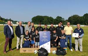 L'école de foot reçoit son label Espoir FFF Crédit Agricole