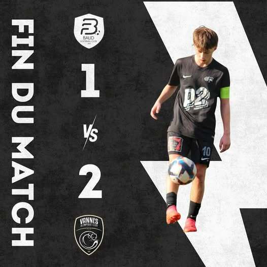 Défaite de nos U18 en Gambardella