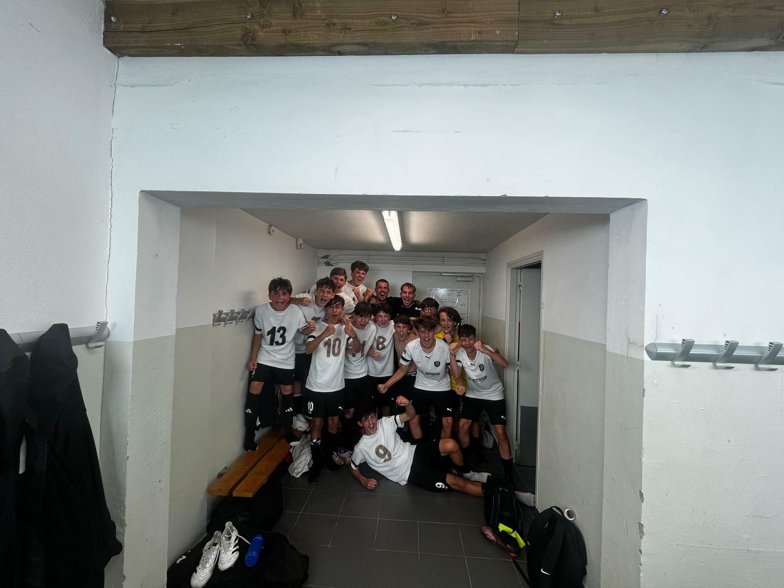 Belle victoire des U15 à Lorient
