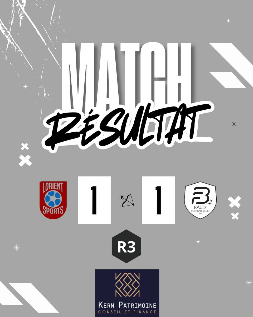 Les seniors A tenus en échec à Lorient