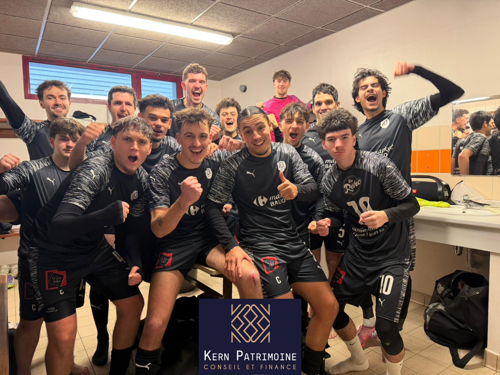 Victoire des seniors C face à Plumelin !