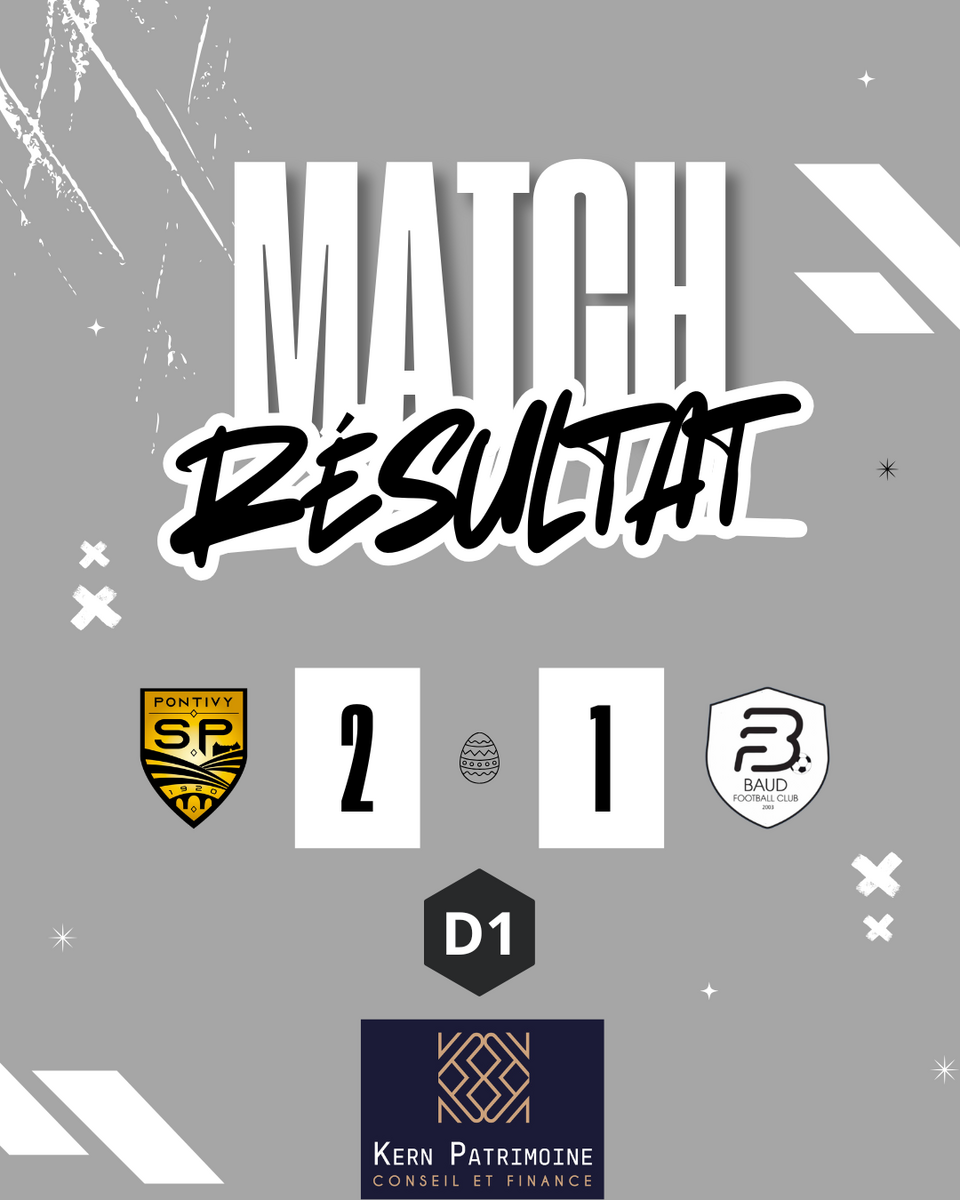 Courte défaite des seniors B face au Stade Pontivyen