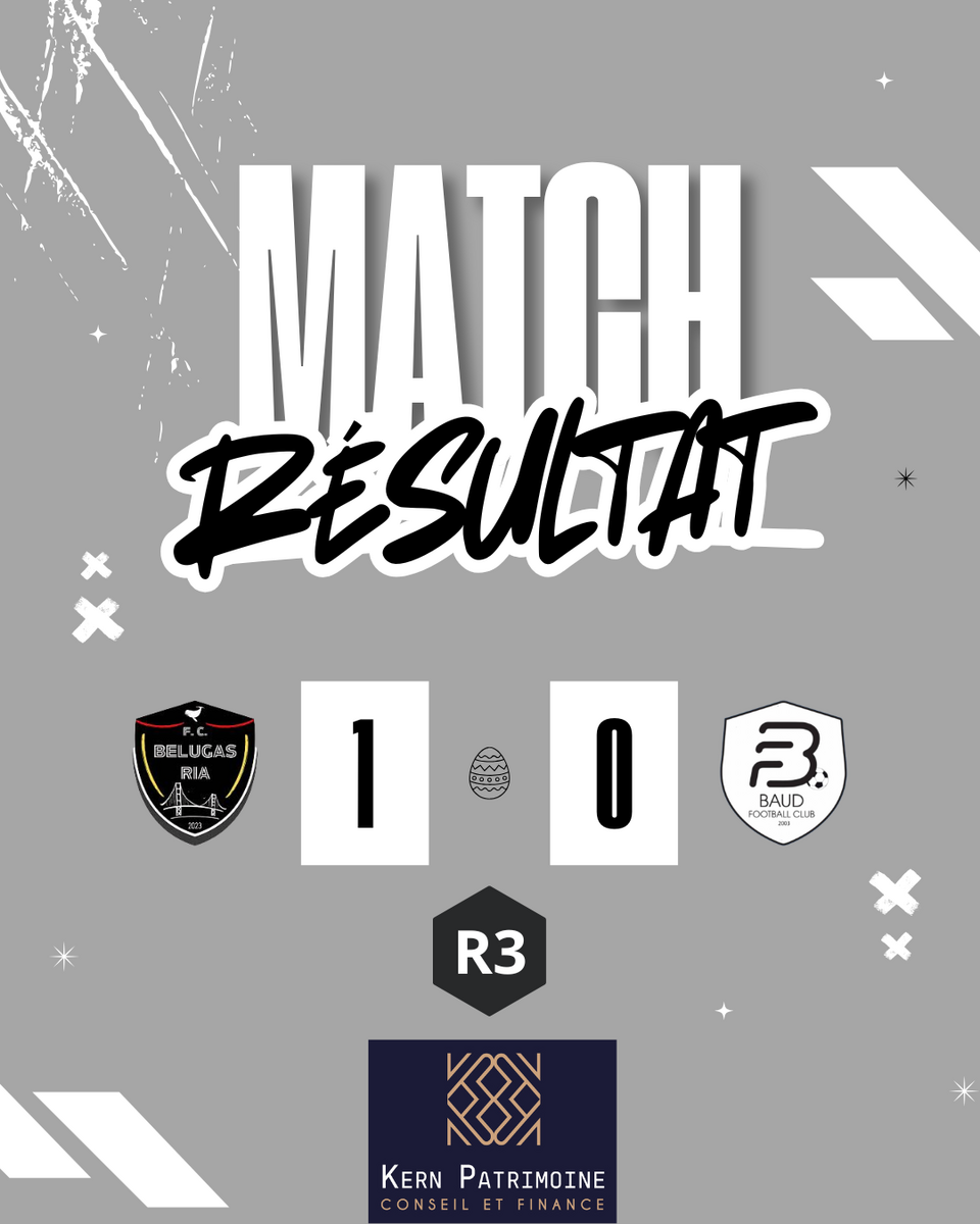 Les seniors A chutent sur la pelouse des Belugas