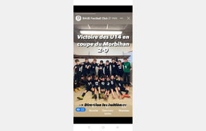 Les U14 qualifiés au Trophée du Morbihan