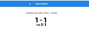 Les U18 ratent de peu la finale