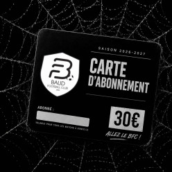 Opération carte d'abonnement saison 2026-2027